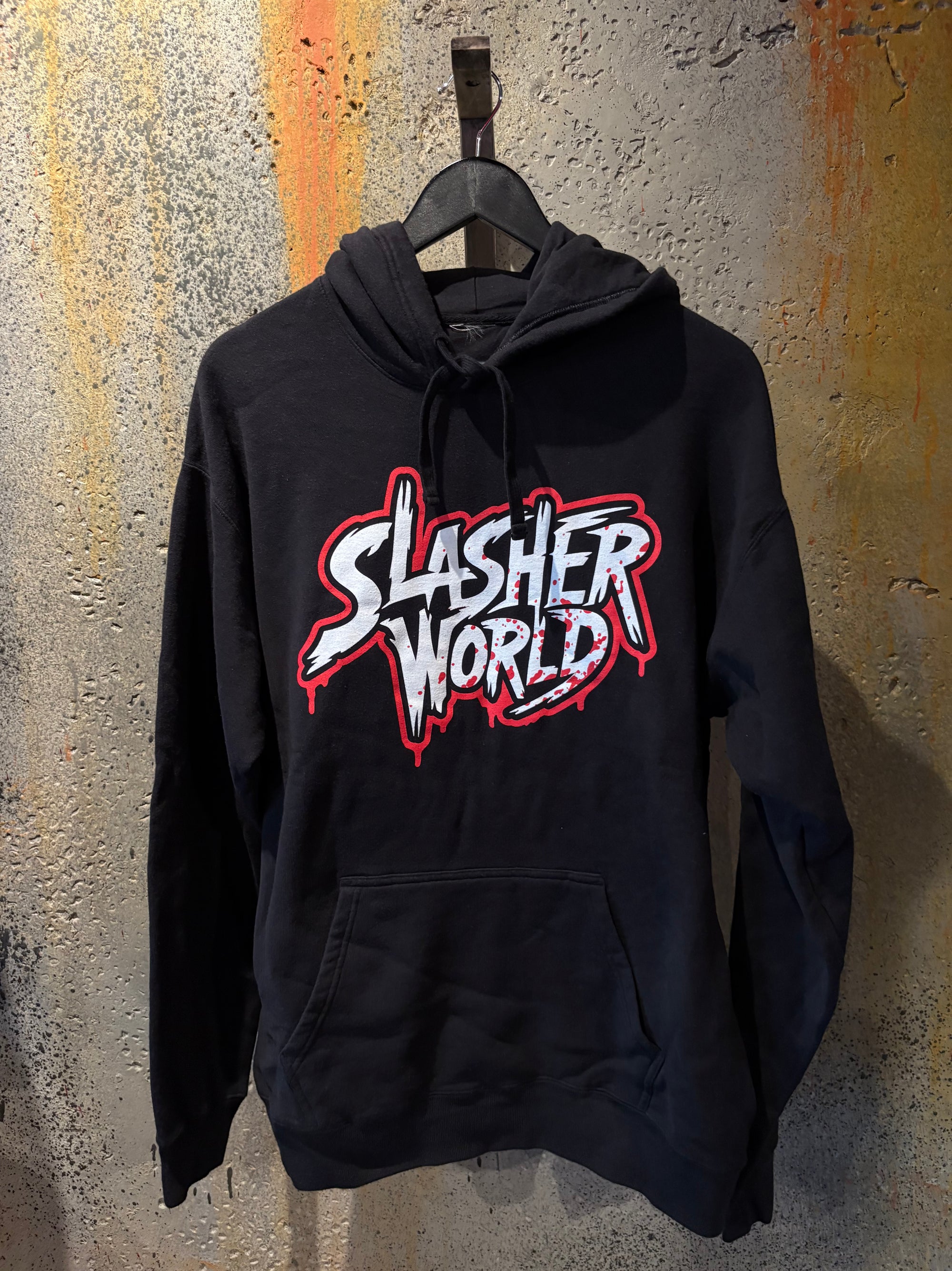 Slasher World Logo Pull Over  Hoodie