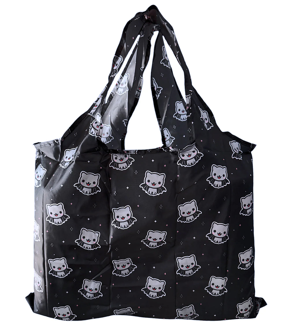 Bat Cat Reusable Tote
