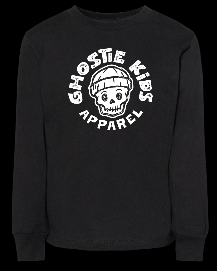 Ghostie Kids Long Sleeve Glow in the Dark Logo