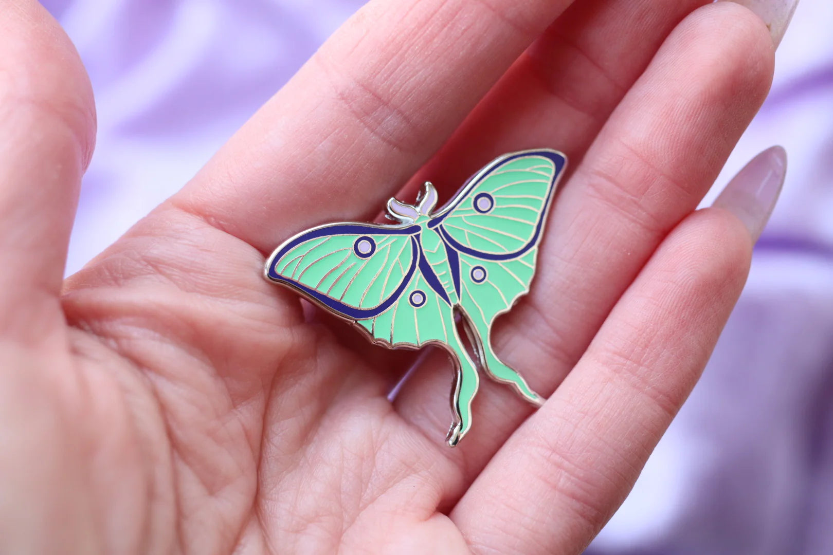 Luna Moth Pin