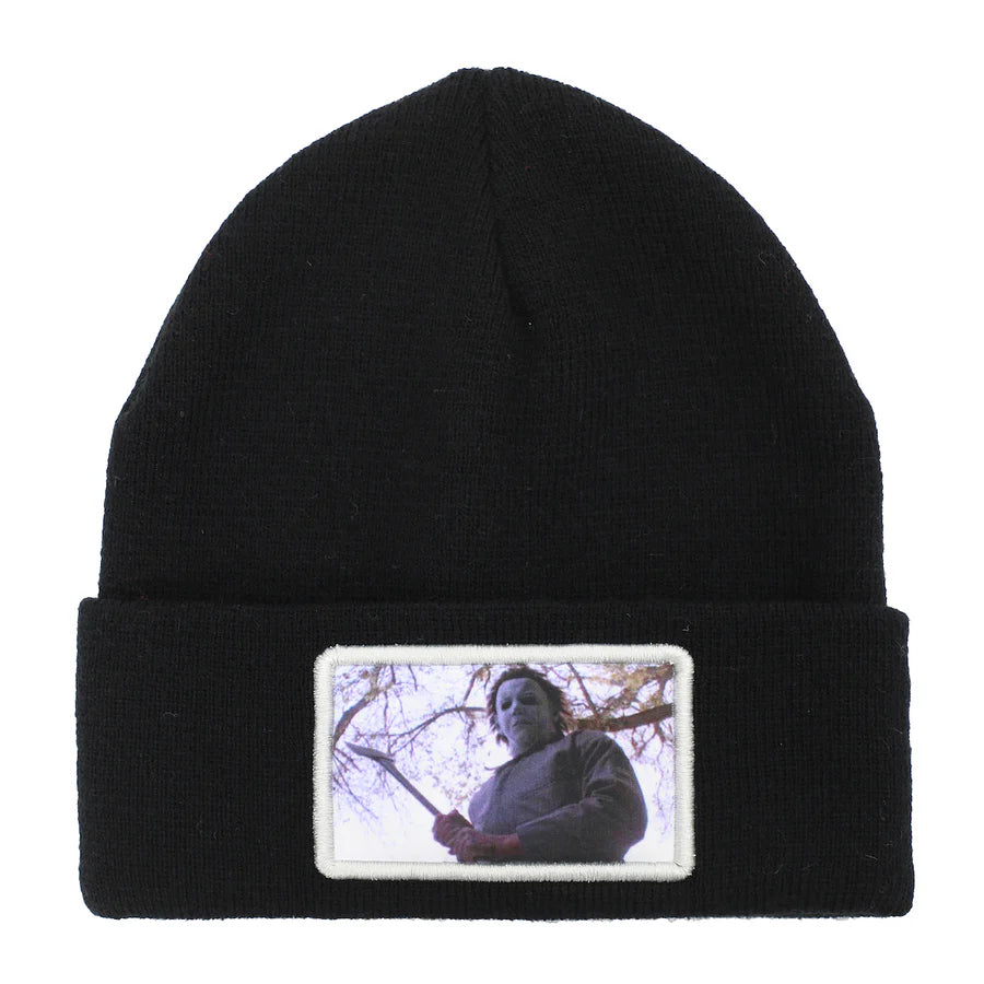 Michael Myers Sublimated Patch Cuff Beanie