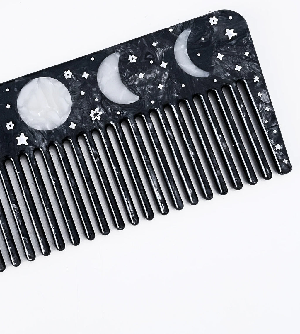 Moon Phases Hair Comb