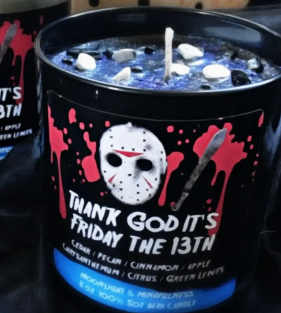 Thank God its Friday the 13th Candle