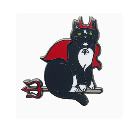 Devil Cat Pin