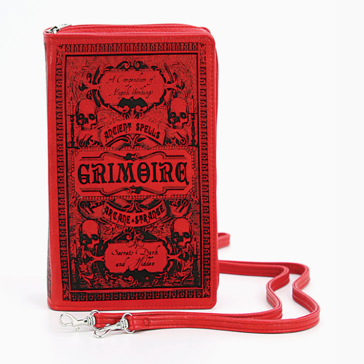 Grimoire Book Clutch Bag