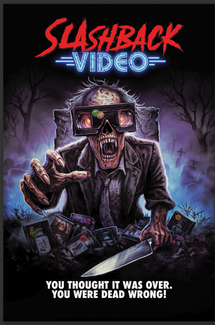 Slashback Video Dead Wrong Print 13x19