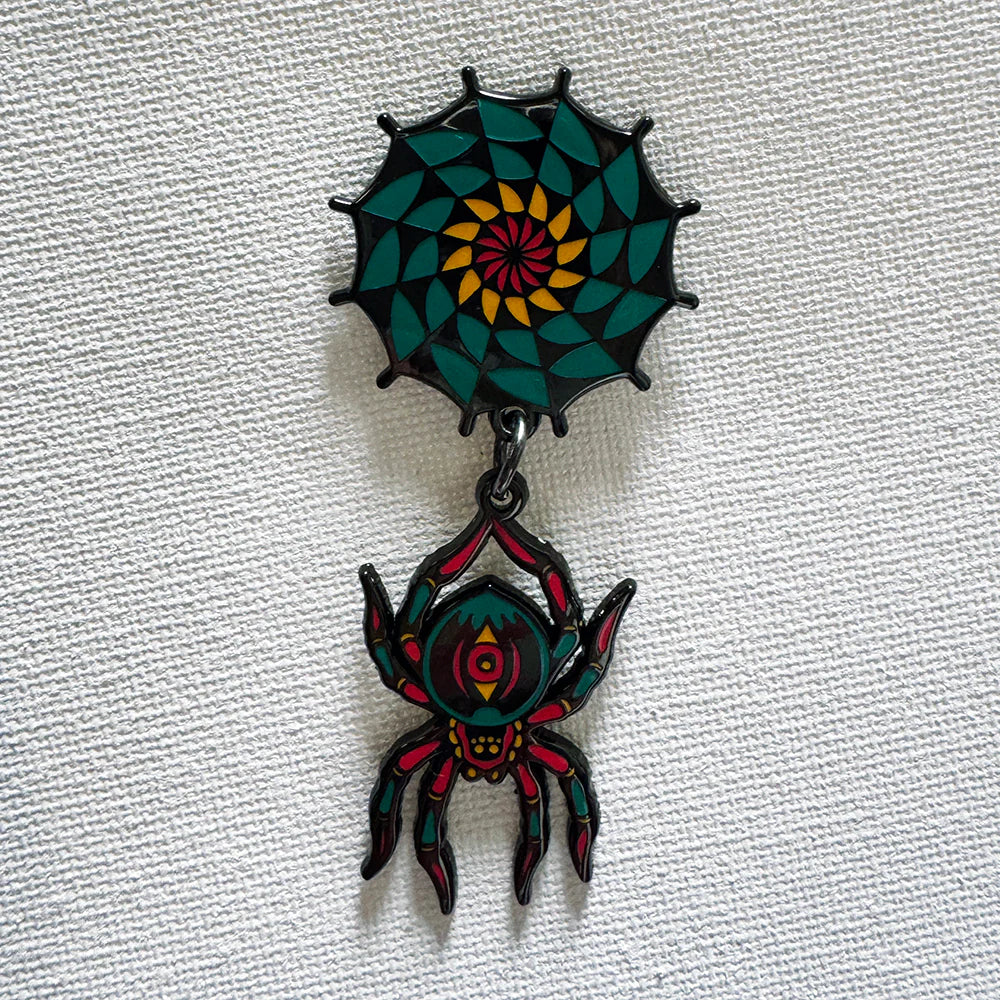 Spiderweb Deluxe Pin