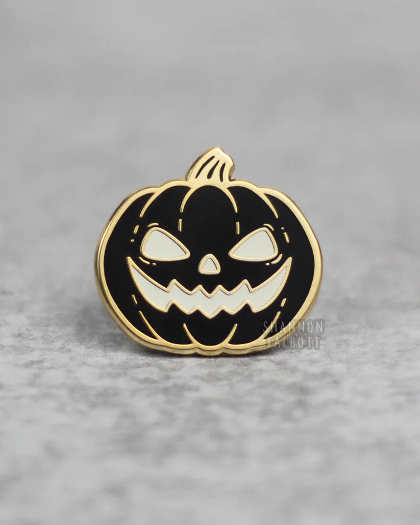 Jack-O-Lantern Pumpkin Pin glow in the dark