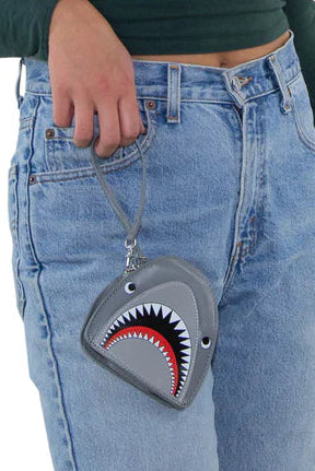 Scary Shark Wristlet